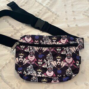 Loungefly Disney Villains Fanny Pack Belt Bag NWOT
